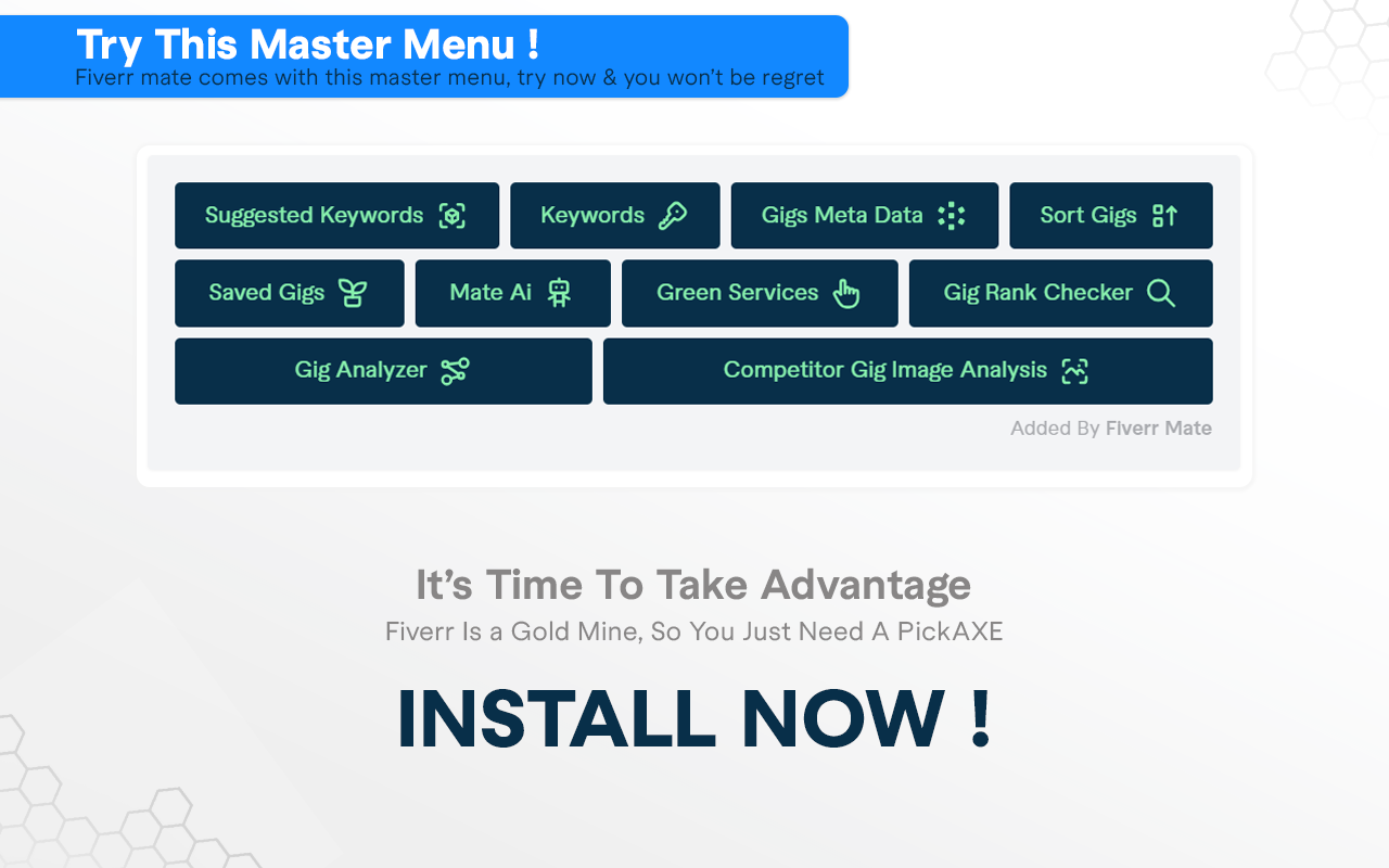 Fiverr Mate:Fiverr Gig SEO Tool截图2