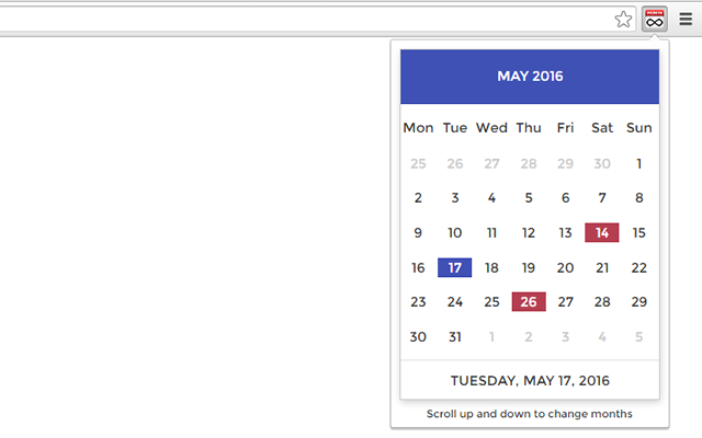 Infinite Monthly Calendar截图3
