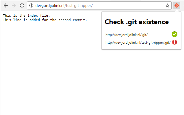 Check for .git directory existence截图1