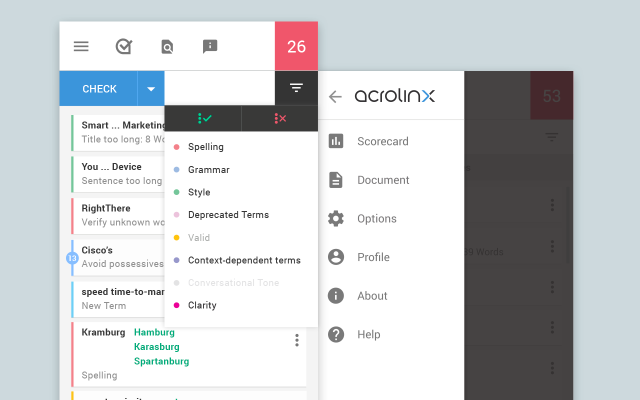 Acrolinx for Chrome截图2