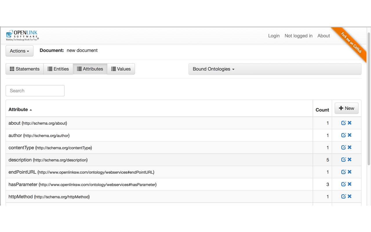 OpenLink Structured Data Editor截图2