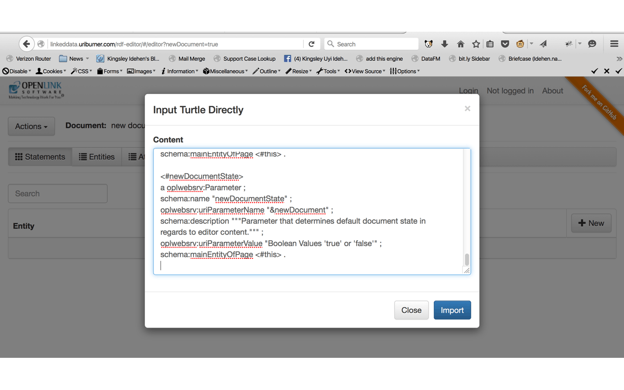 OpenLink Structured Data Editor截图4