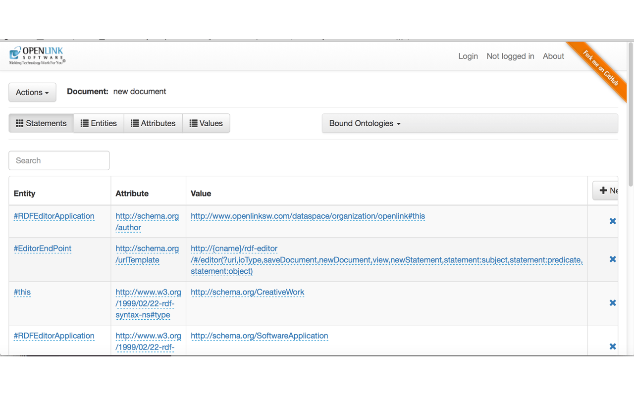 OpenLink Structured Data Editor截图5