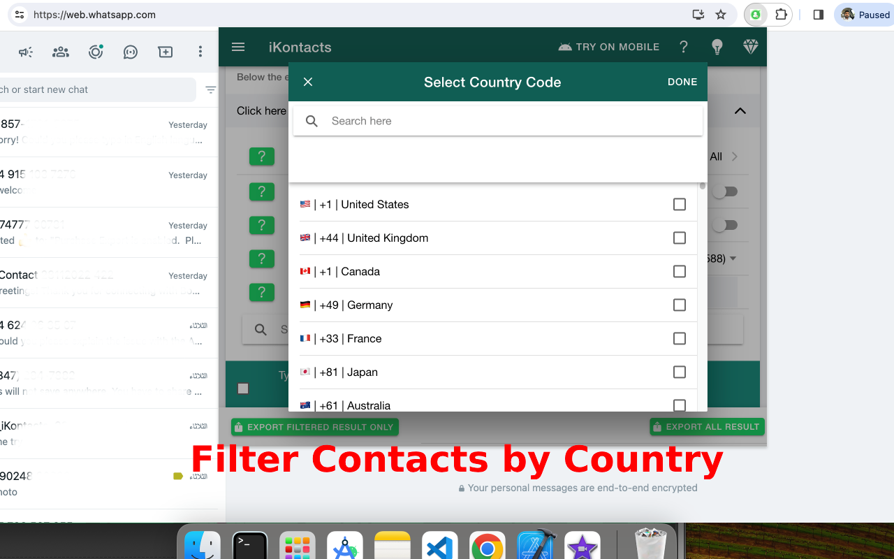 iKontacts - Contacts Manager for Messenger截图1