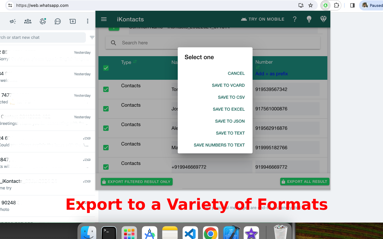 iKontacts - Contacts Manager for Messenger截图2