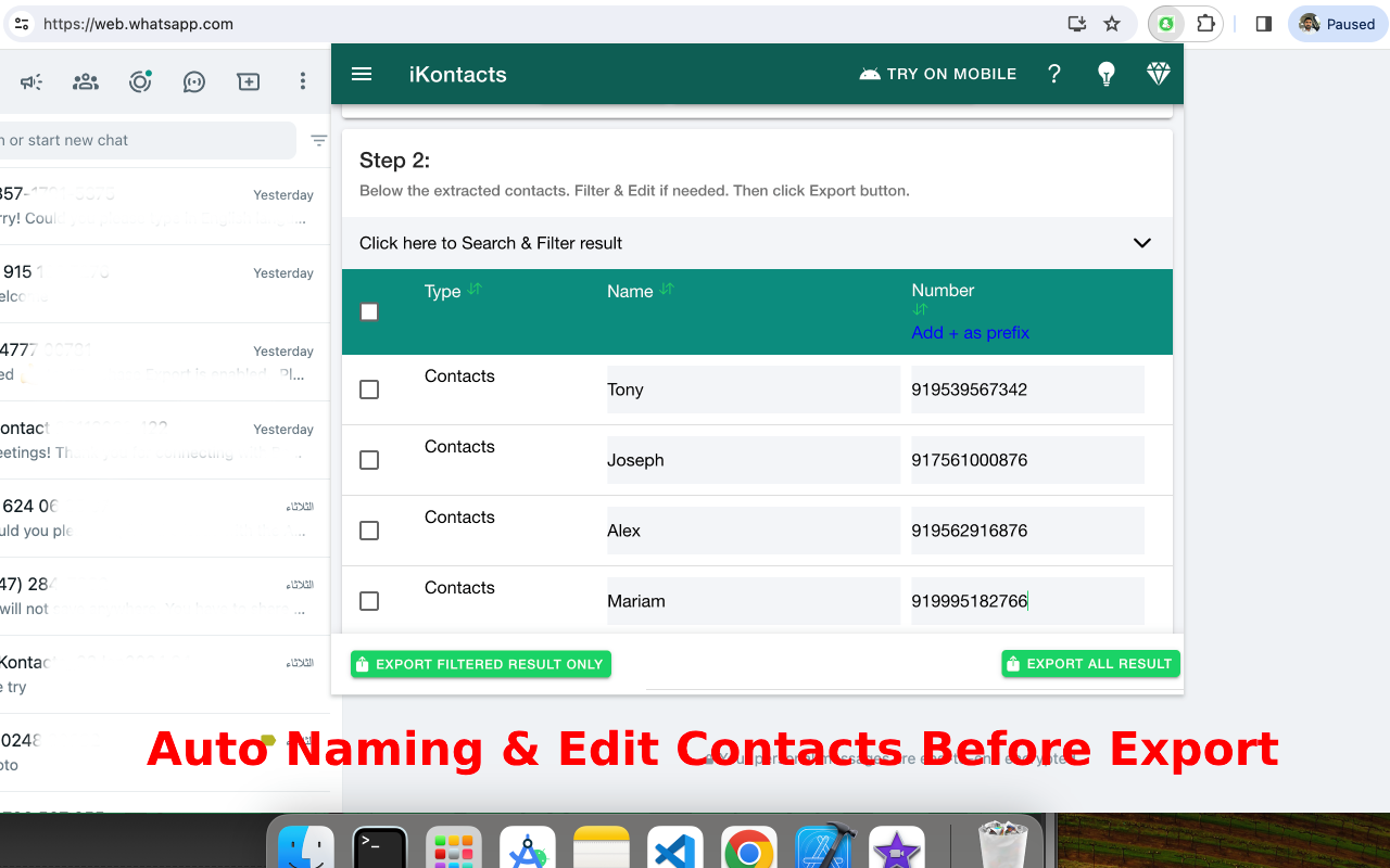 iKontacts - Contacts Manager for Messenger截图4