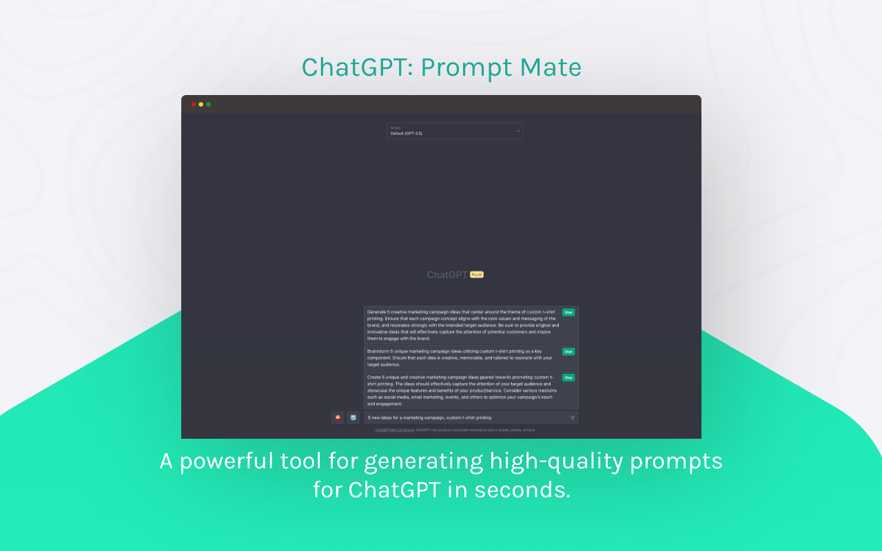 ChatGPT: Prompt Mate截图2