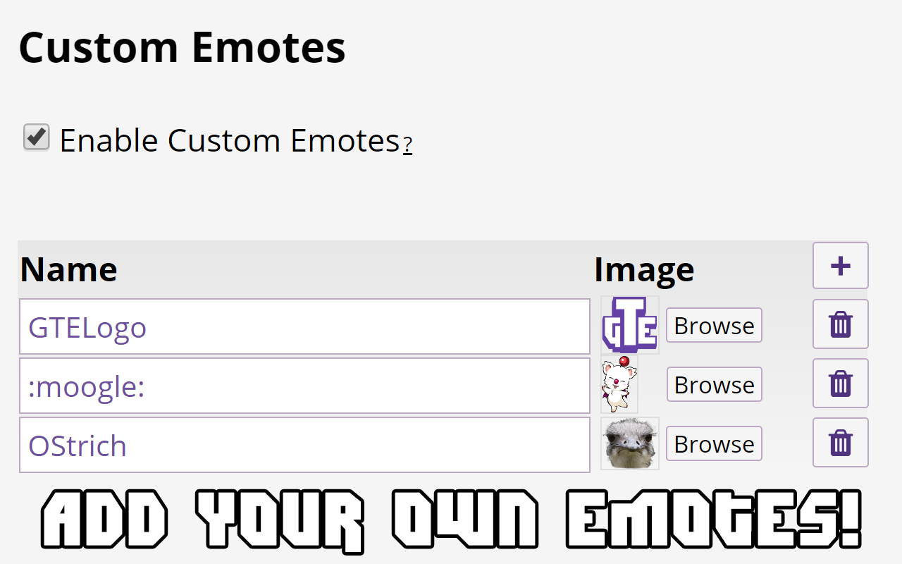 Global Twitch Emotes截图1