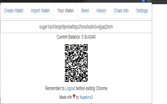 Sugarchain Wallet Extension截图3