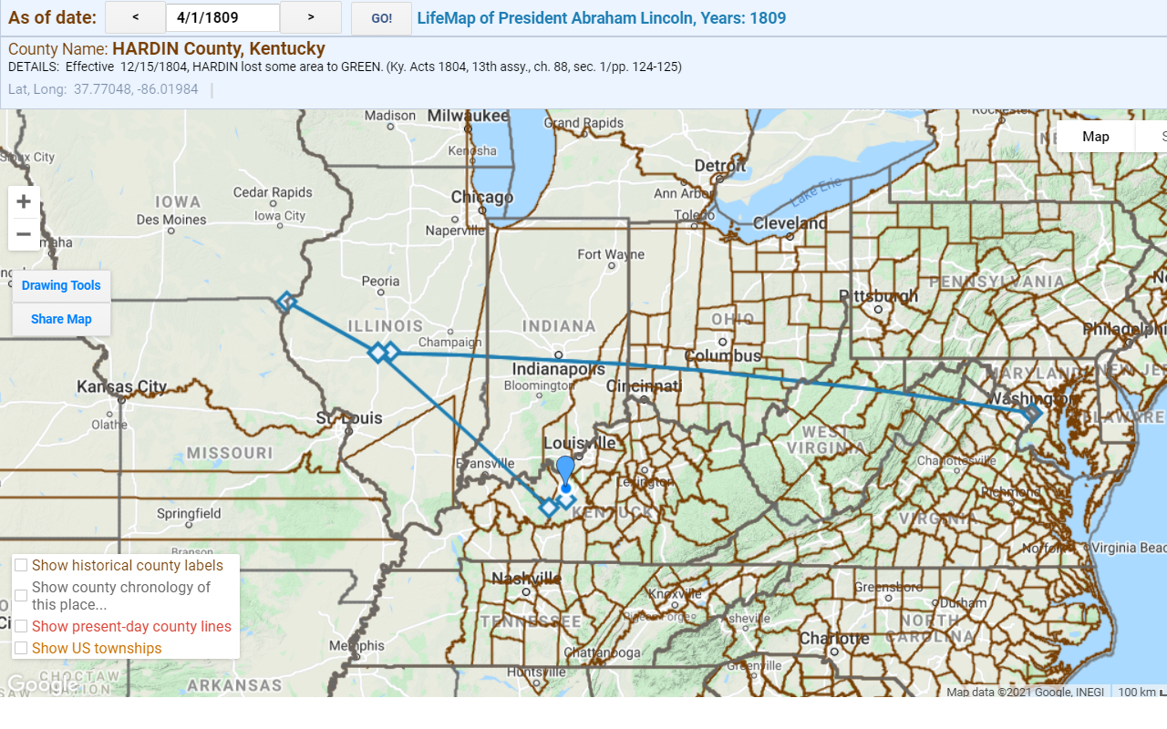 Historical U.S. Counties Auto-Checker截图1