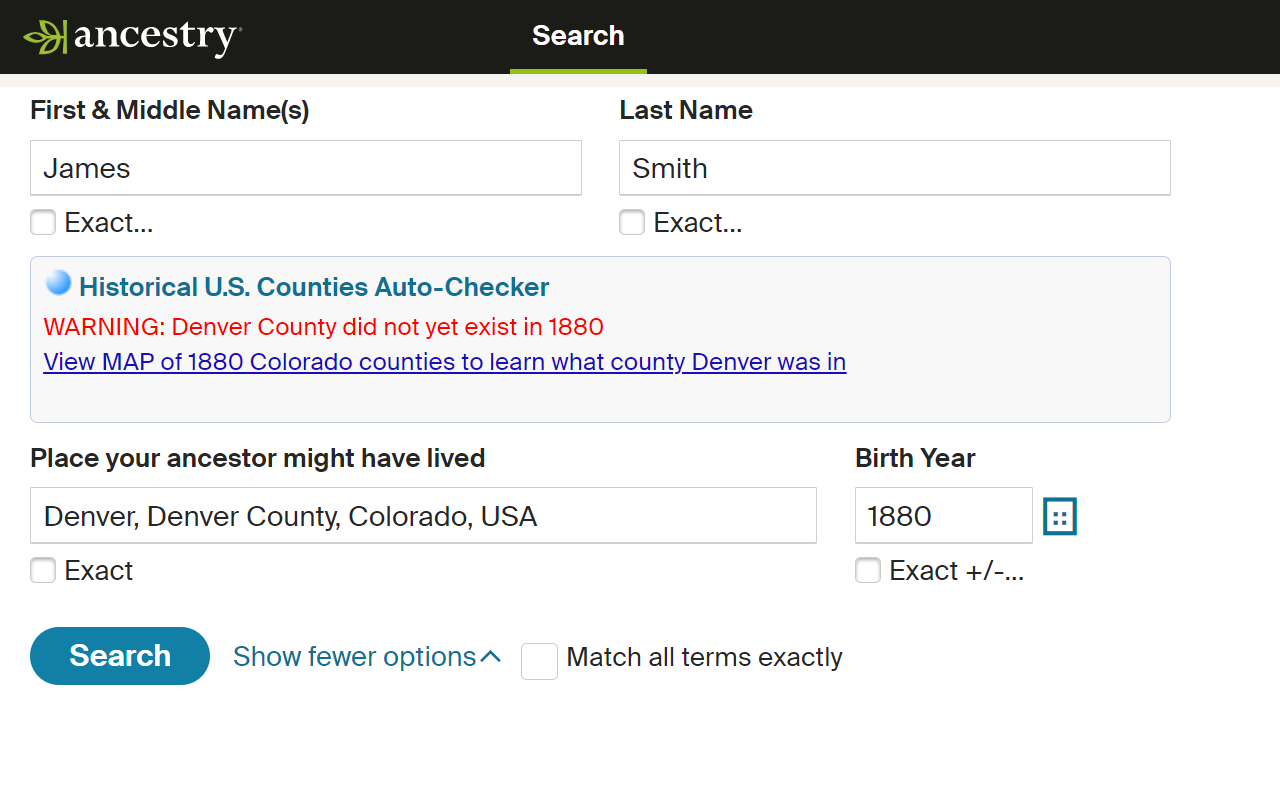 Historical U.S. Counties Auto-Checker截图2