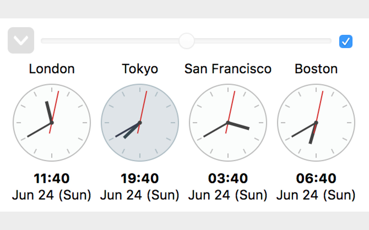 Timezone Clocks截图1