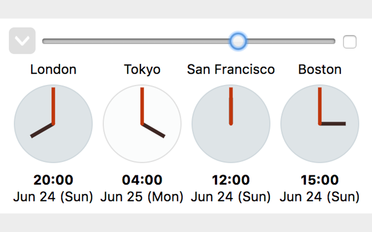 Timezone Clocks截图2