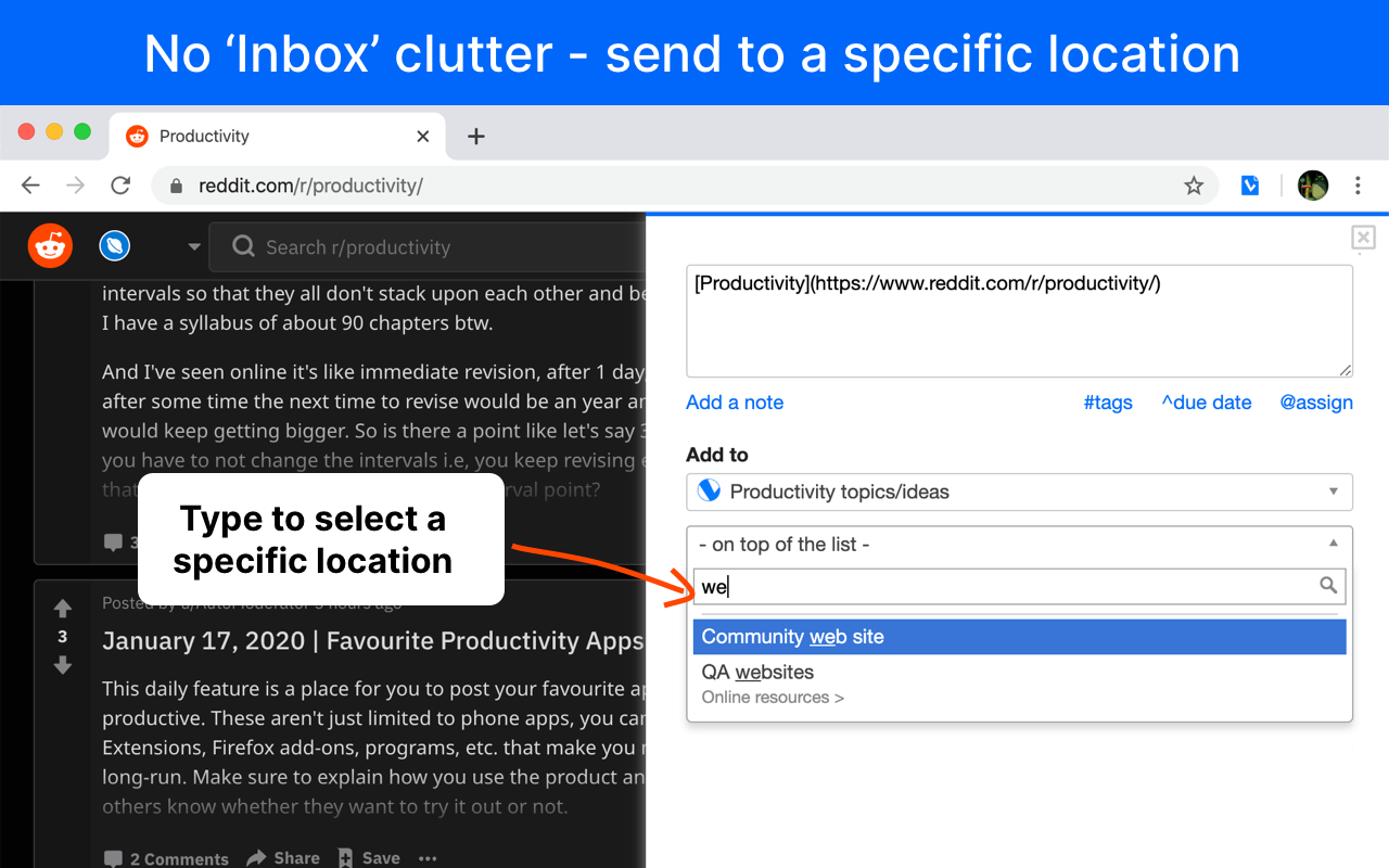 Checkvist Web Clipper截图4