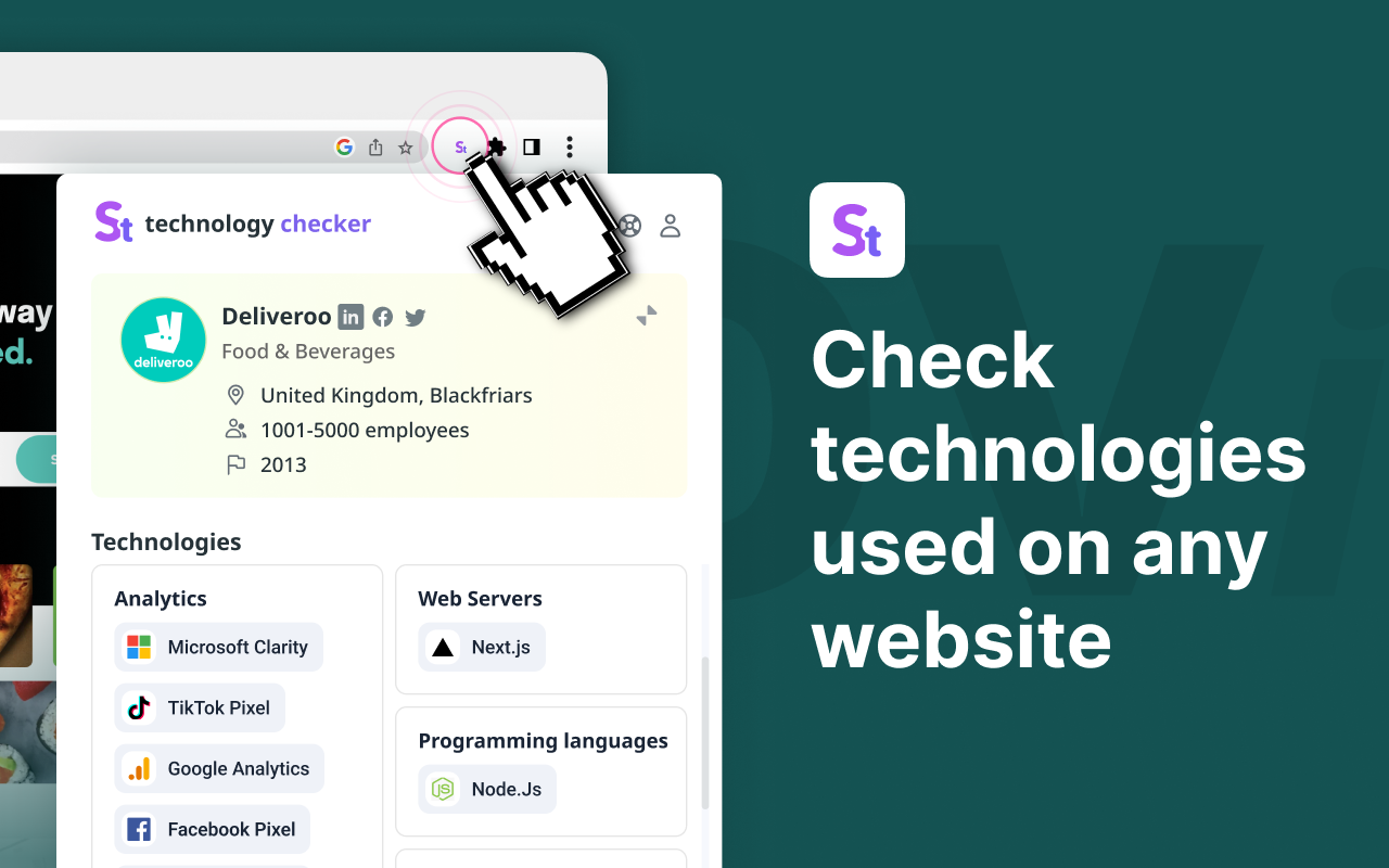 Website Technology Checker by Snov.io截图3