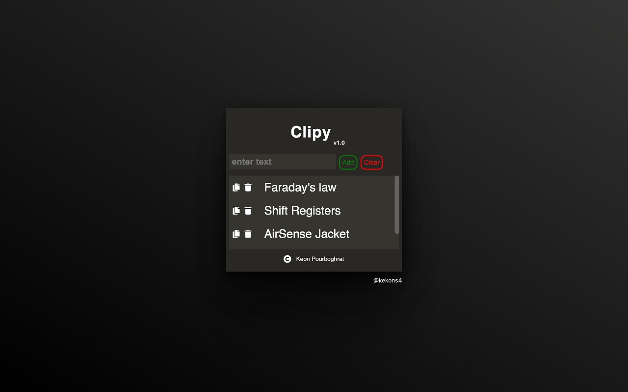 Clipy截图1