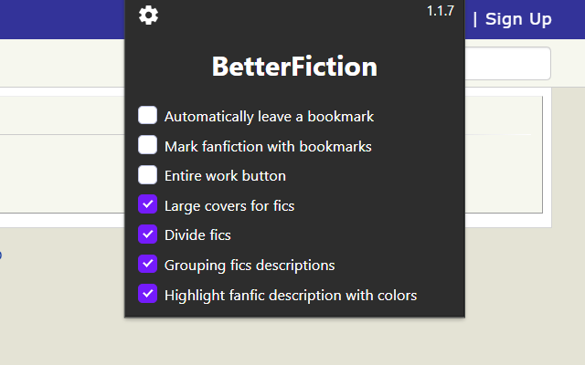 BetterFiction截图1