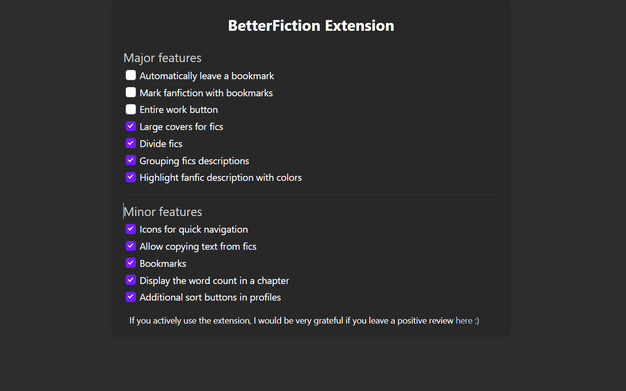 BetterFiction截图2