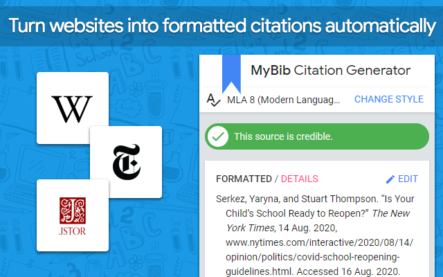 MyBib: Free Citation Generator截图4
