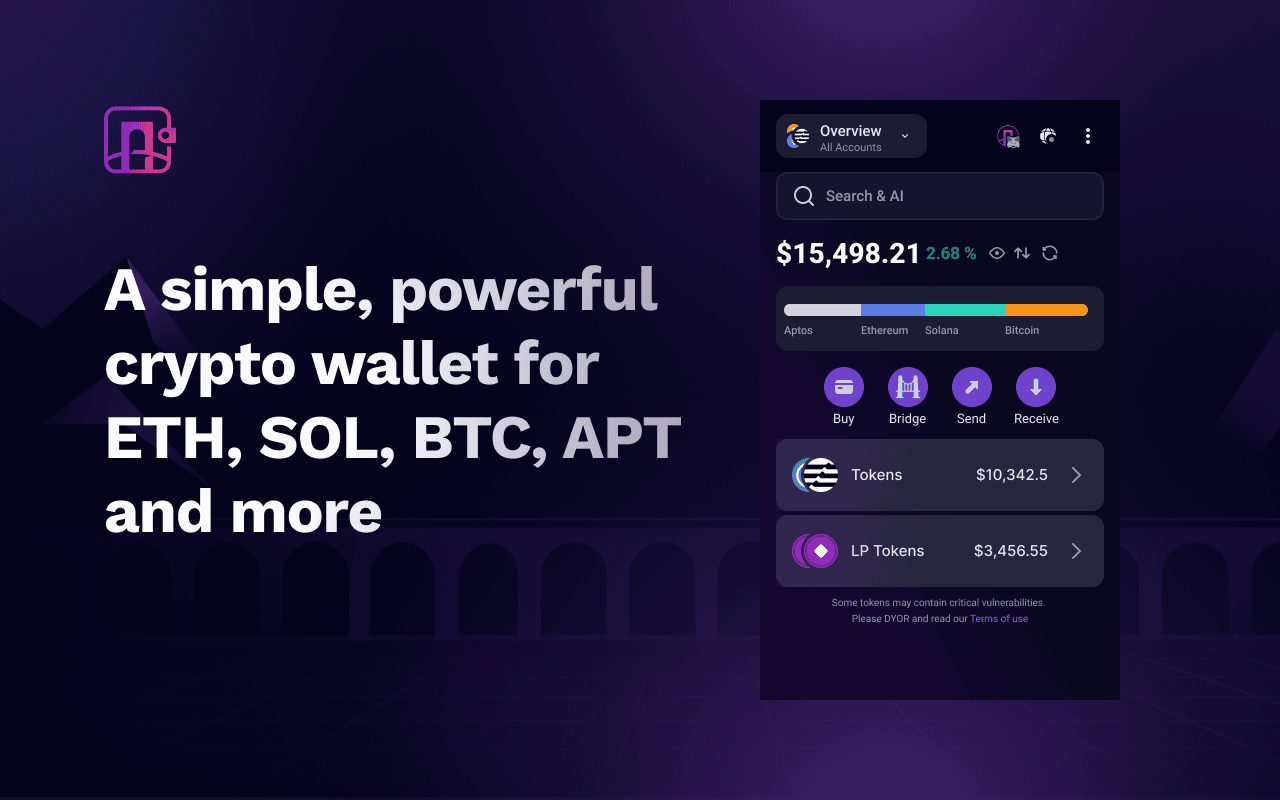 Pontem Crypto Wallet - Eth, Sol, BTC +截图2