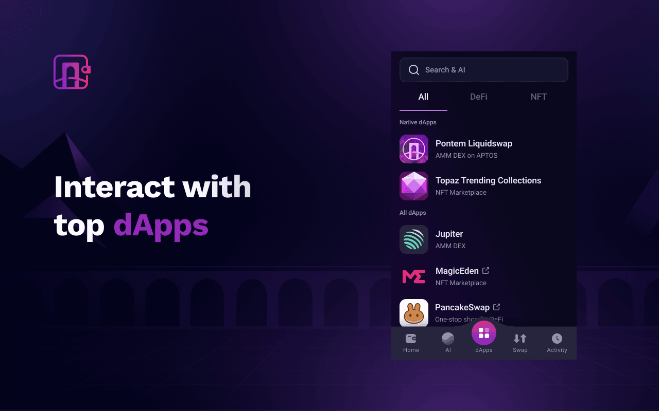 Pontem Crypto Wallet - Eth, Sol, BTC +截图3