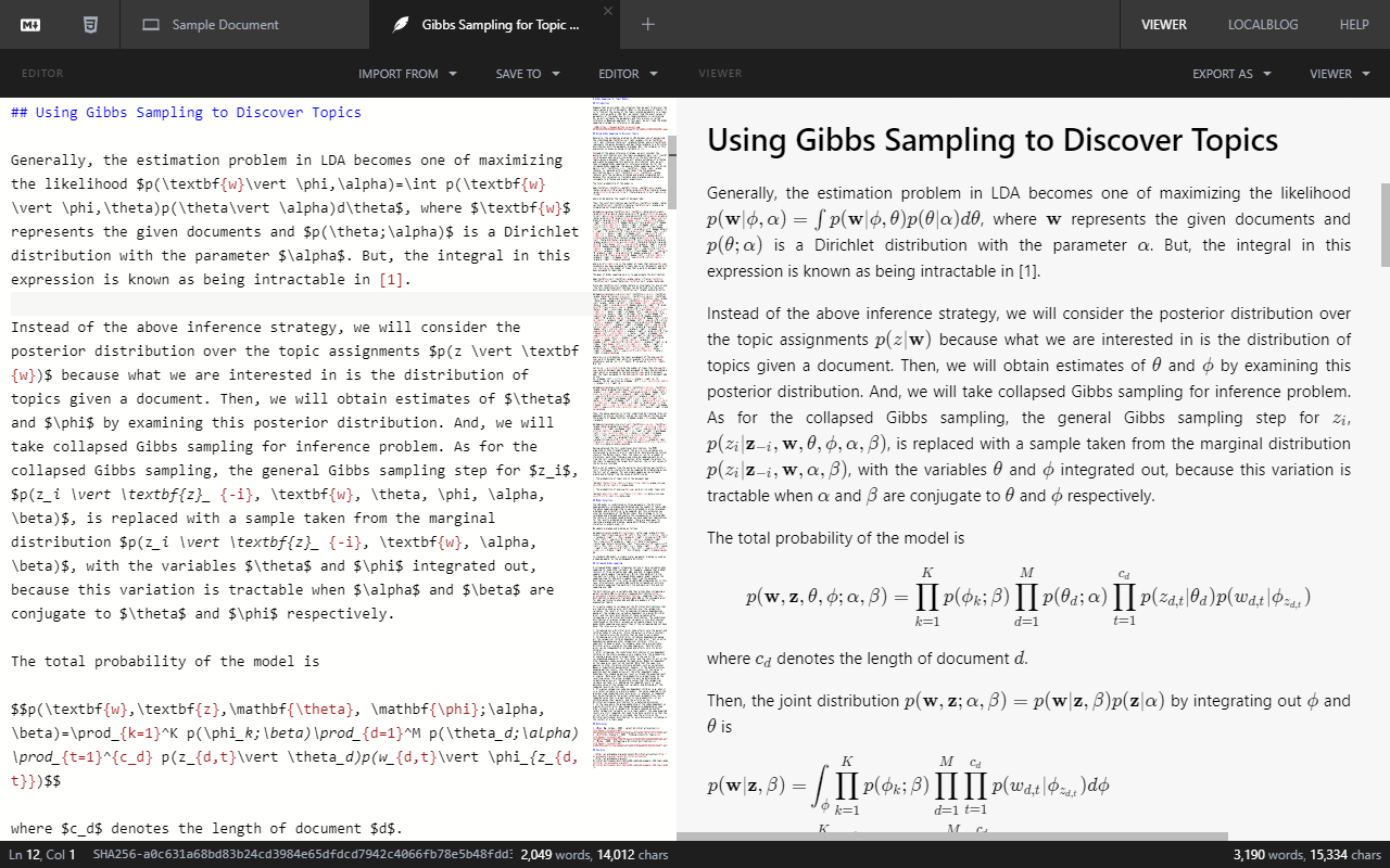 MultiTabs Markdown Editor截图2