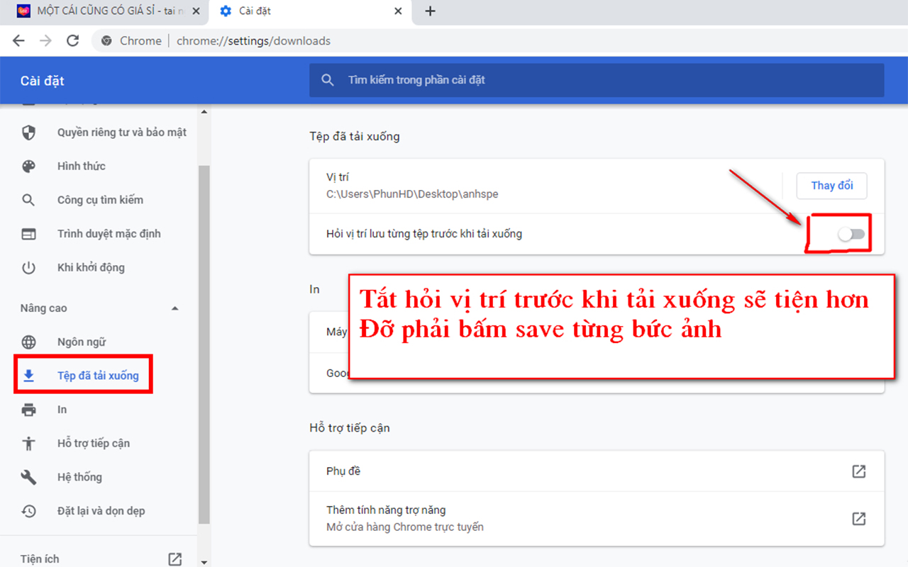 Tự động tải ảnh trên lazada截图1