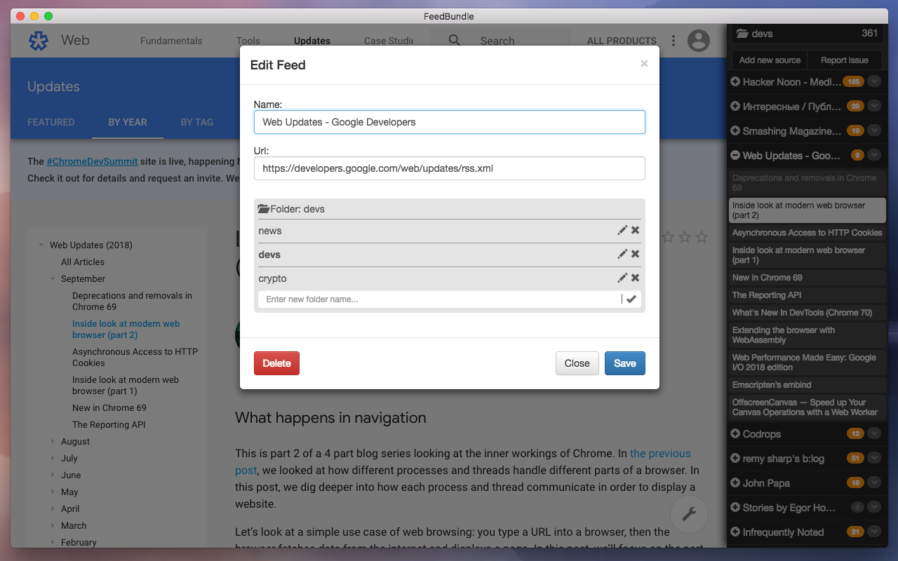 FeedBundle - Online RSS News Reader截图1