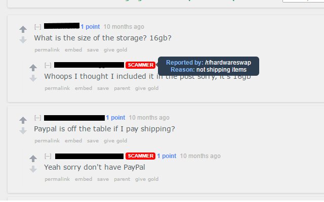 Reddit Scammer Labeler截图1