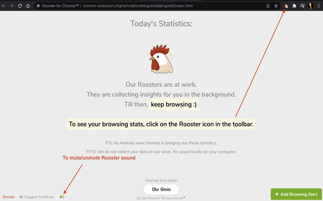 Rooster for Chrome™截图2