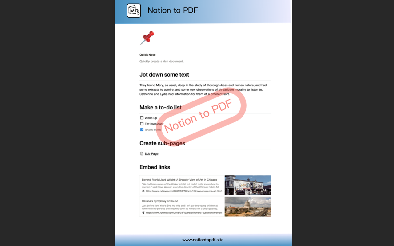 Notion to PDF截图2
