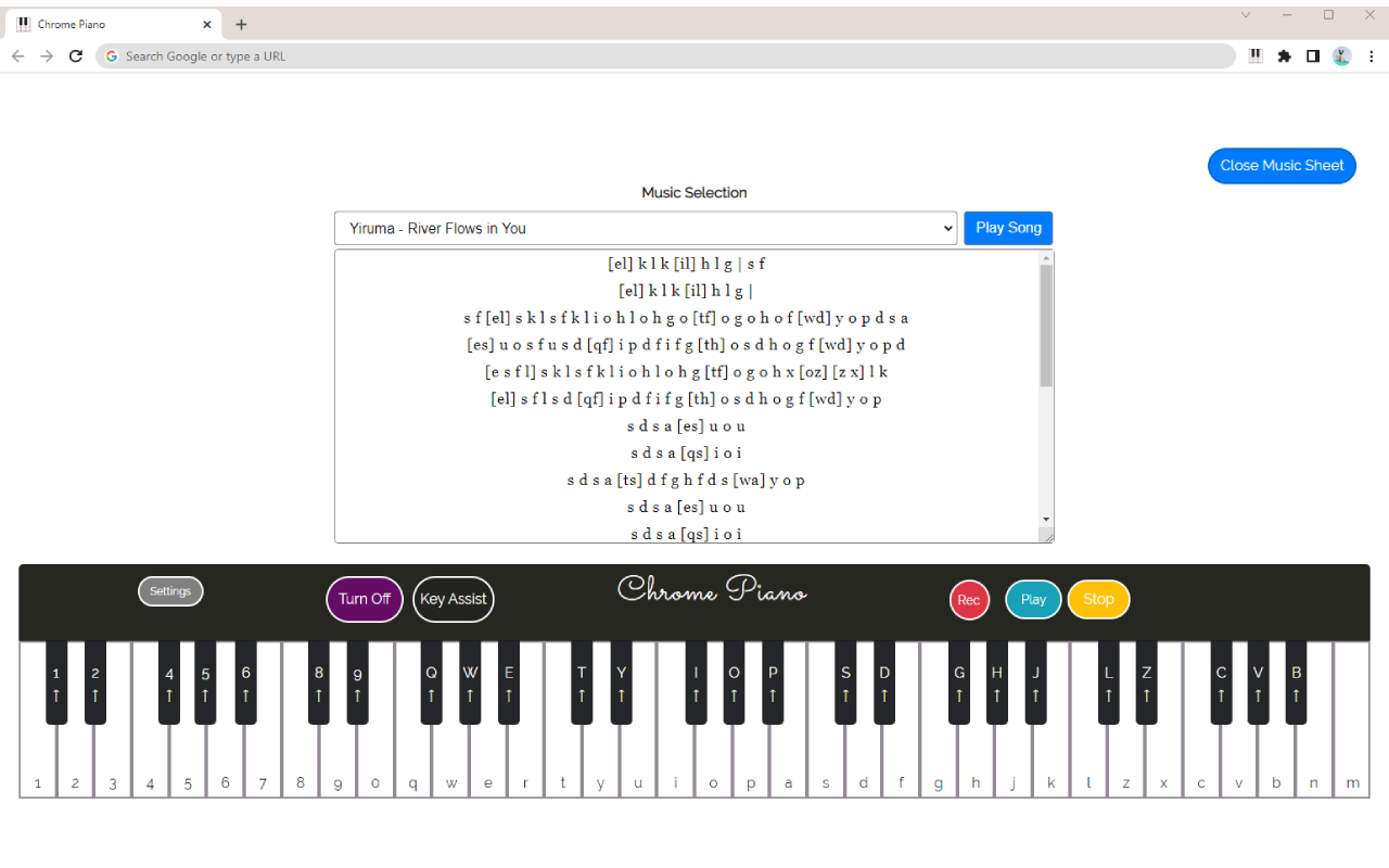 Chrome Piano截图5