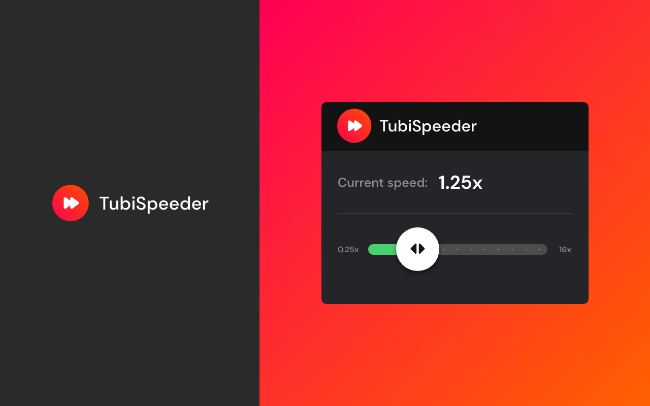 Tubi Speeder: adjust playback speed截图1