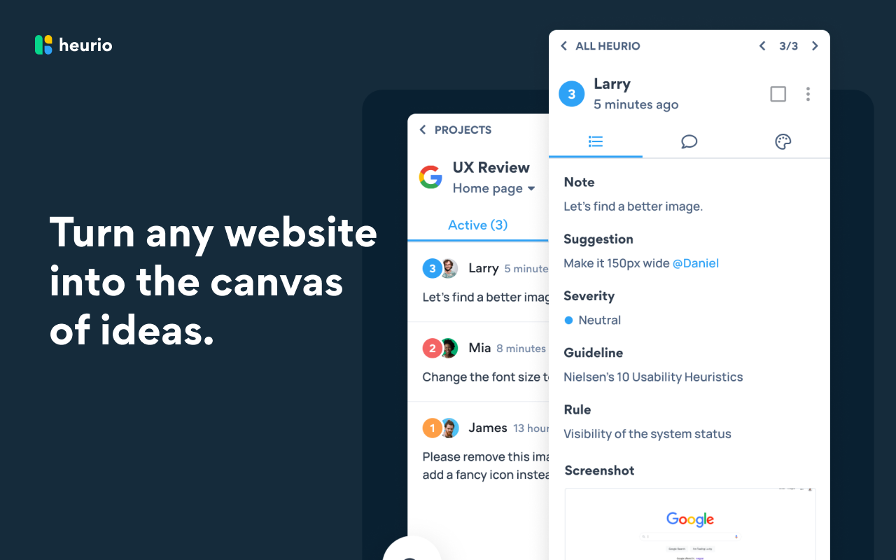 Heurio - One-Click Bug Report & UX Check Tool截图4