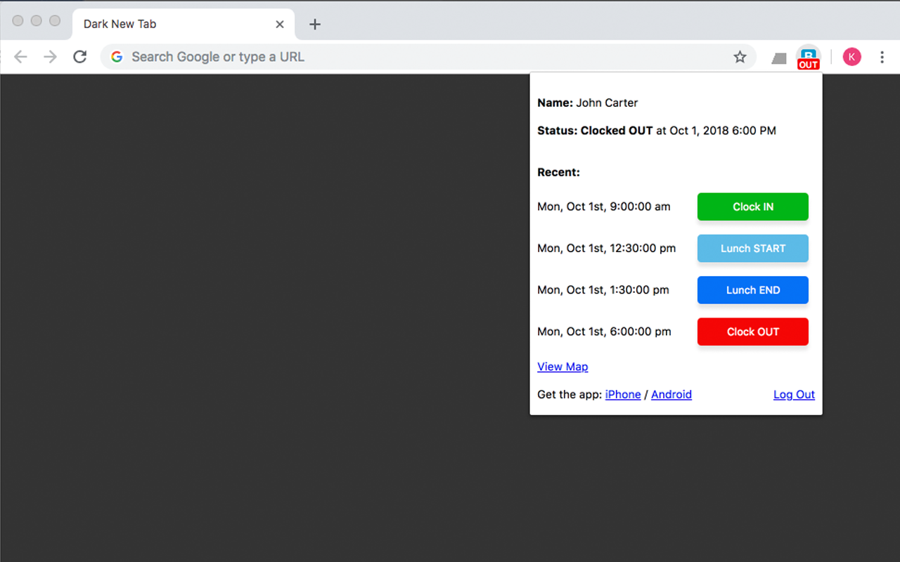 Breeze Clock: GPS Employee Time Tracker截图3