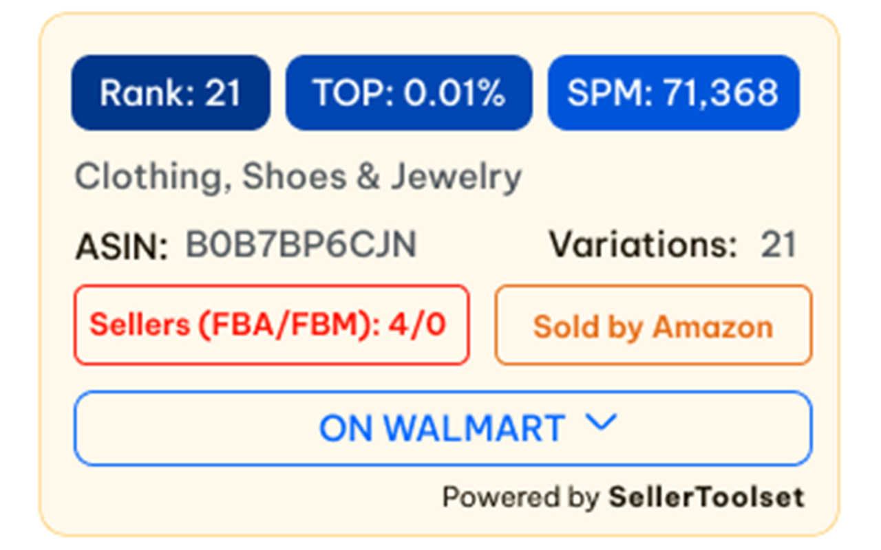 Seller Toolset for Amazon and Walmart截图3