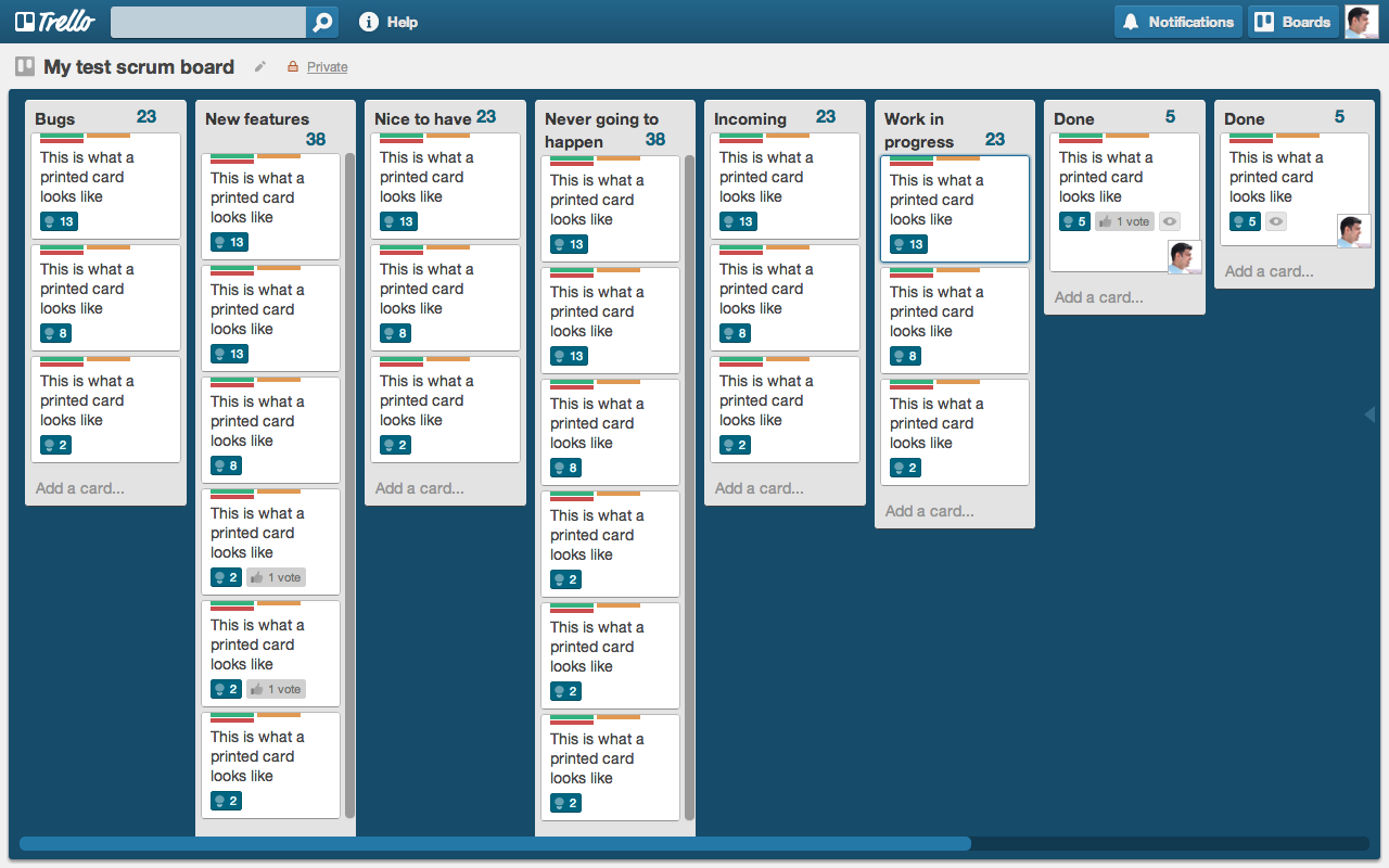 Slim Lists for Trello截图1