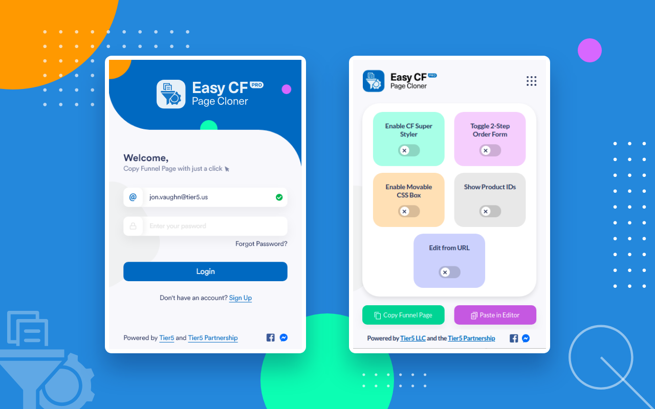 Clickfunnels Easy Page Cloner截图1