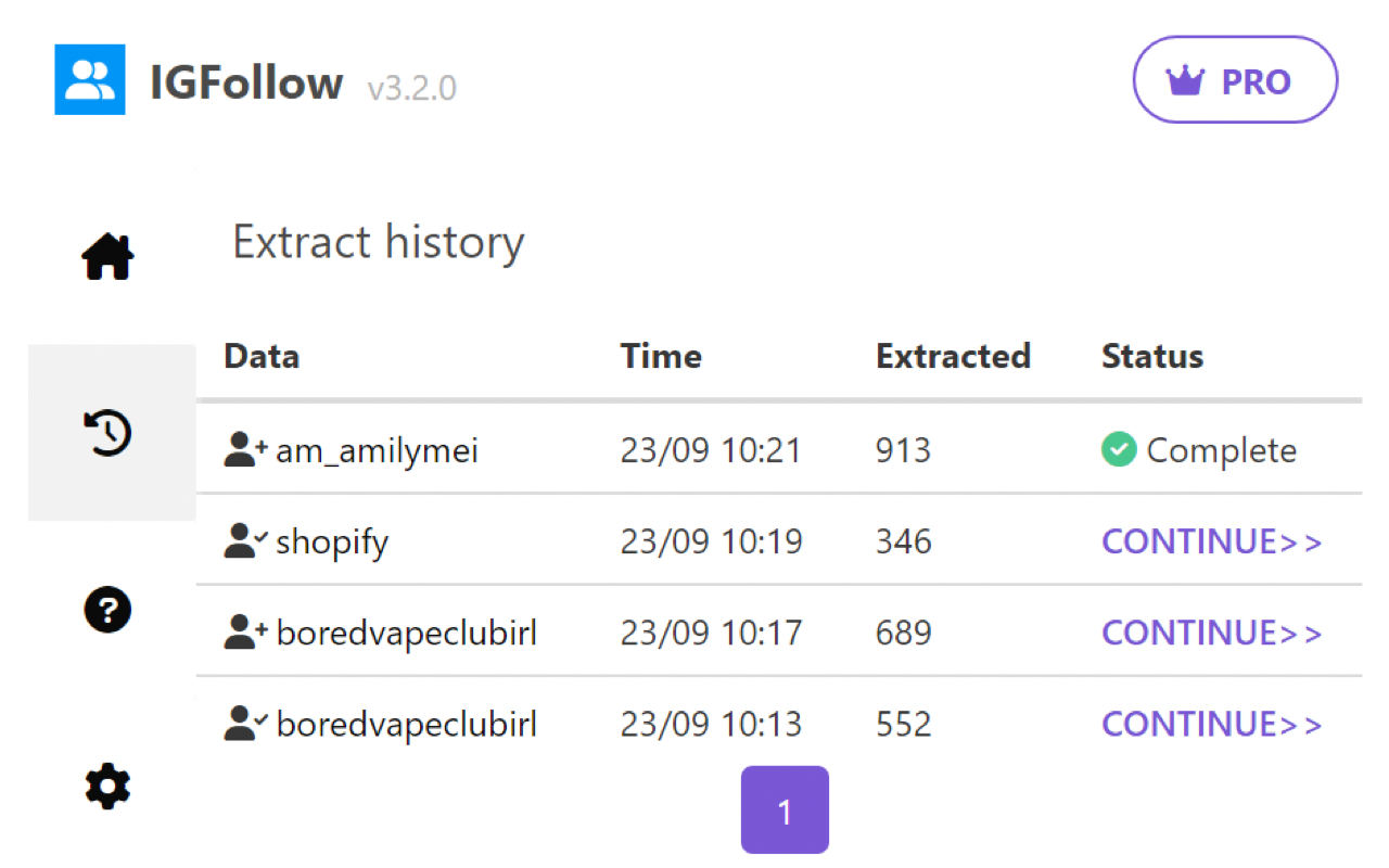 IGFollow - Follower Export Tool截图1