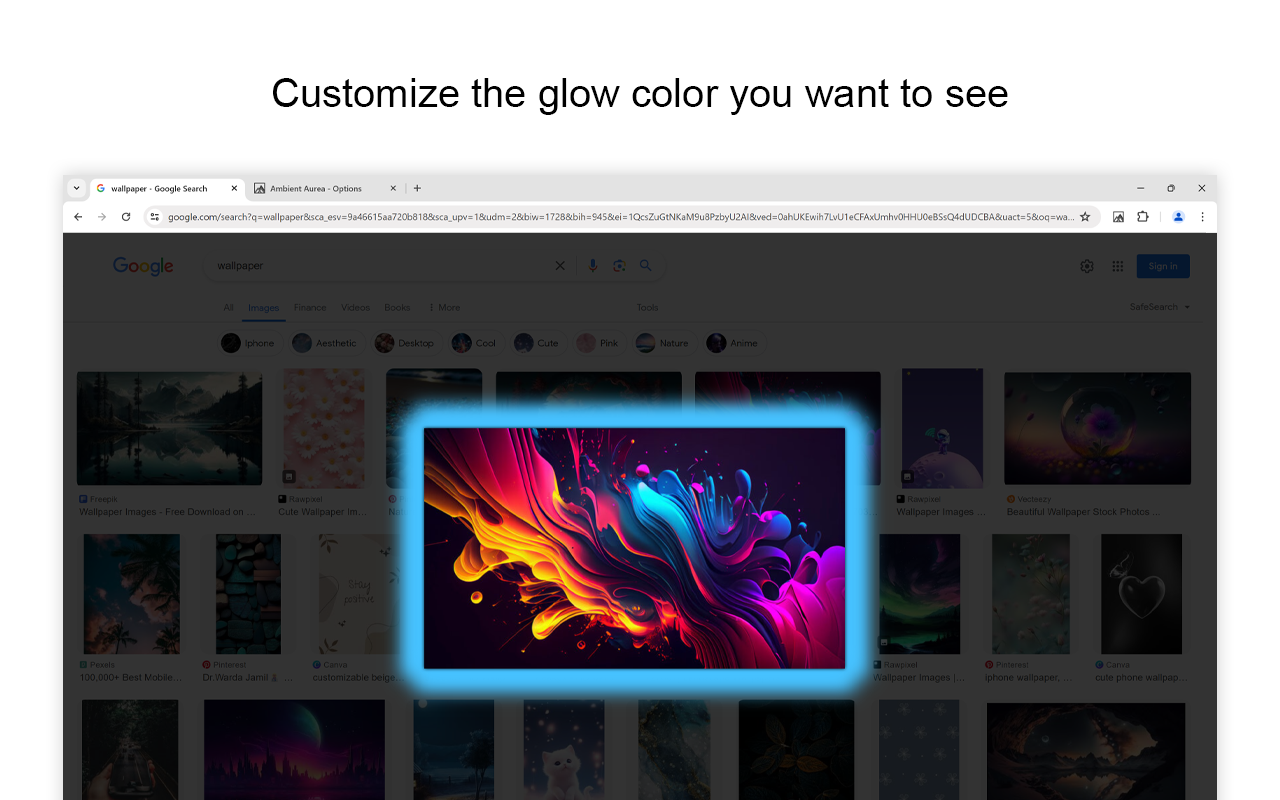 Ambient Aurea for Google Chrome截图2