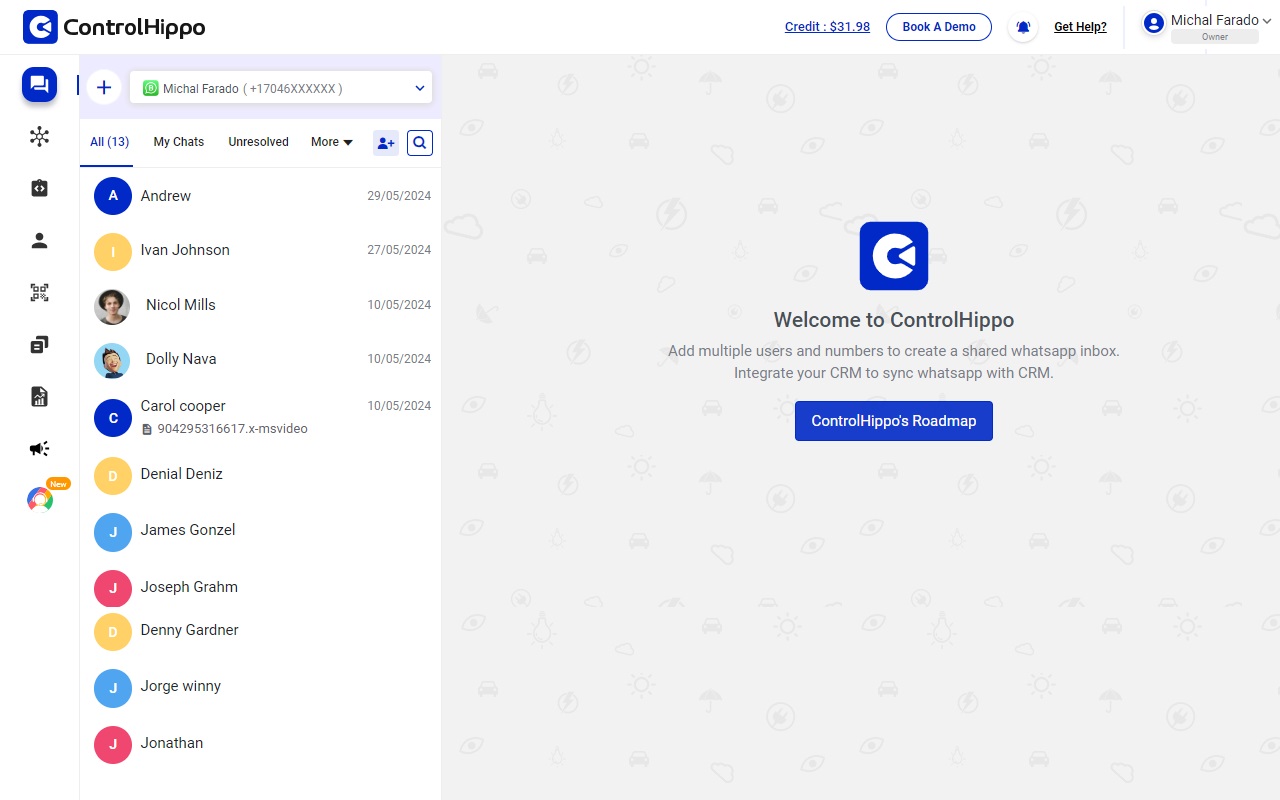 ControlHippo WhatsApp ChatHub截图3