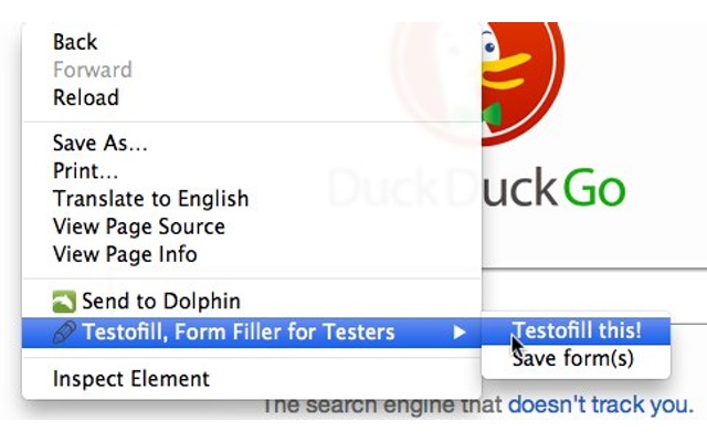 Testofill, Form Filler for Testers截图1