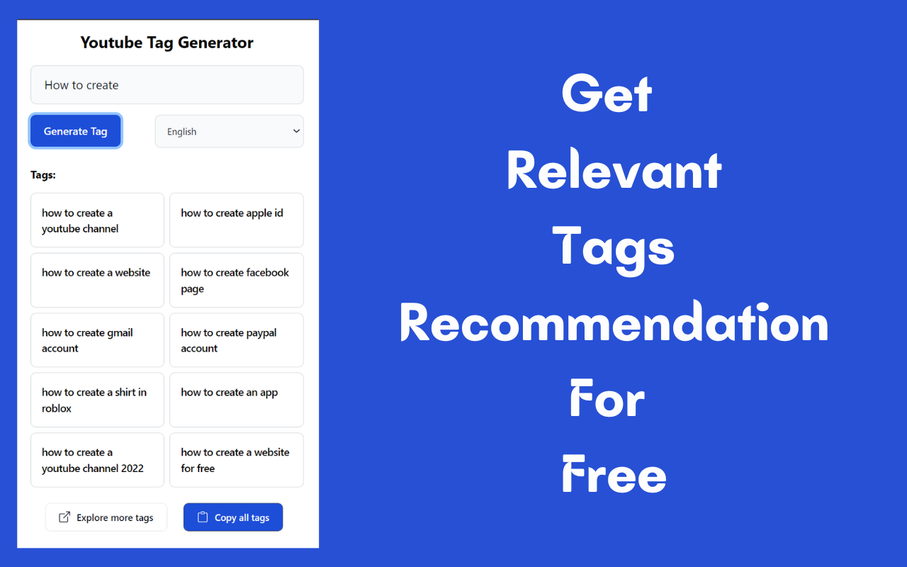Youtube Tag Generator截图2