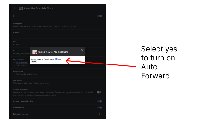 Classic View for YouTube Shorts截图1