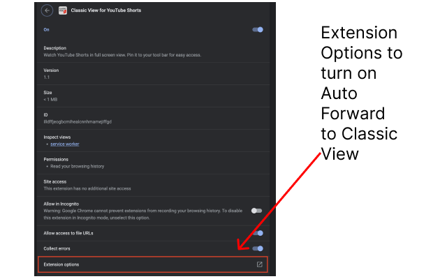 Classic View for YouTube Shorts截图3