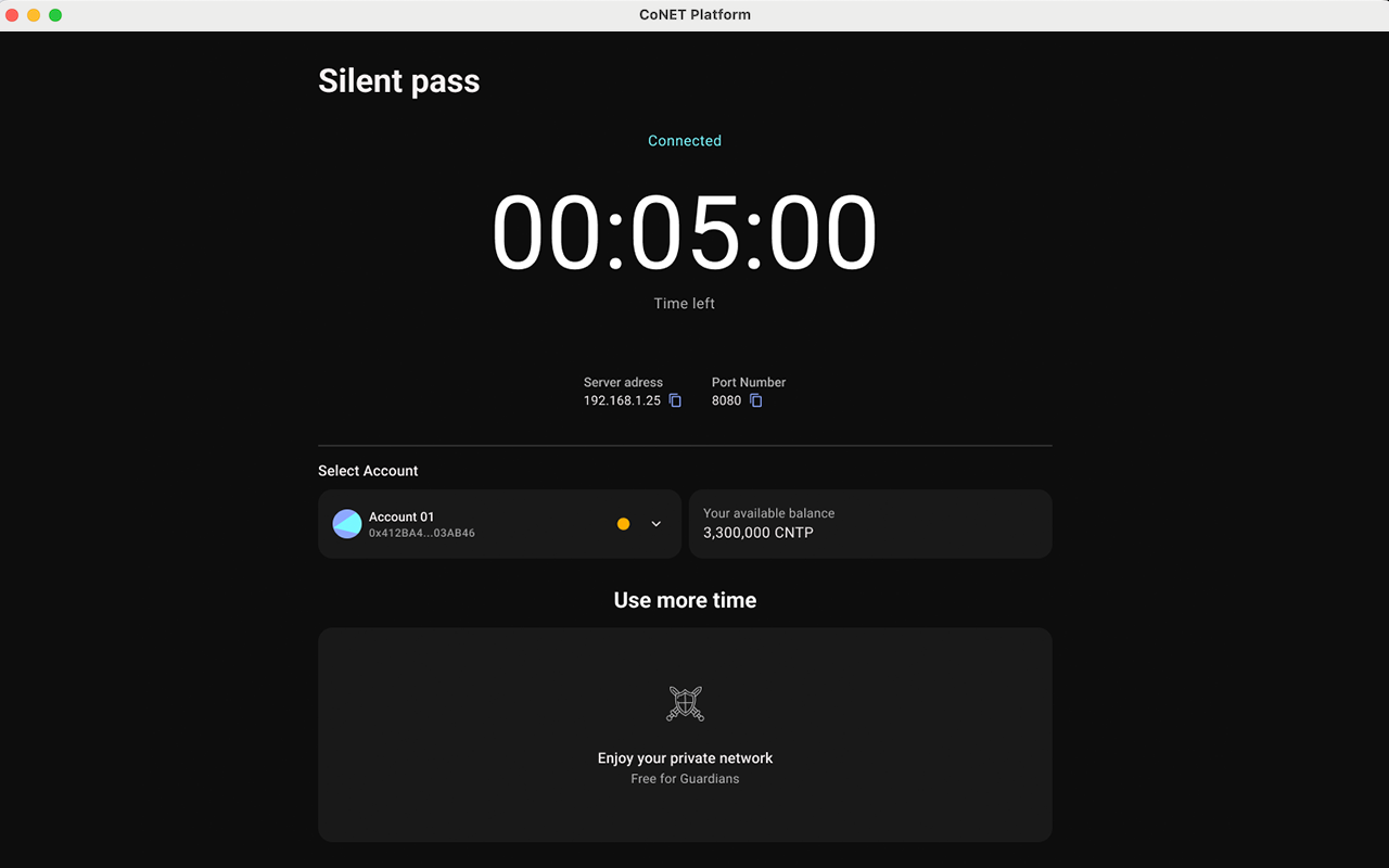CONET Platform Extension截图4