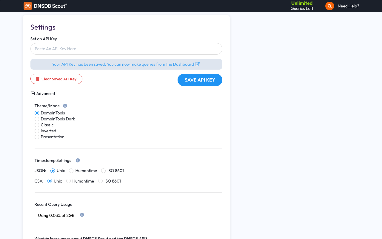 Farsight DNSDB Scout®截图1
