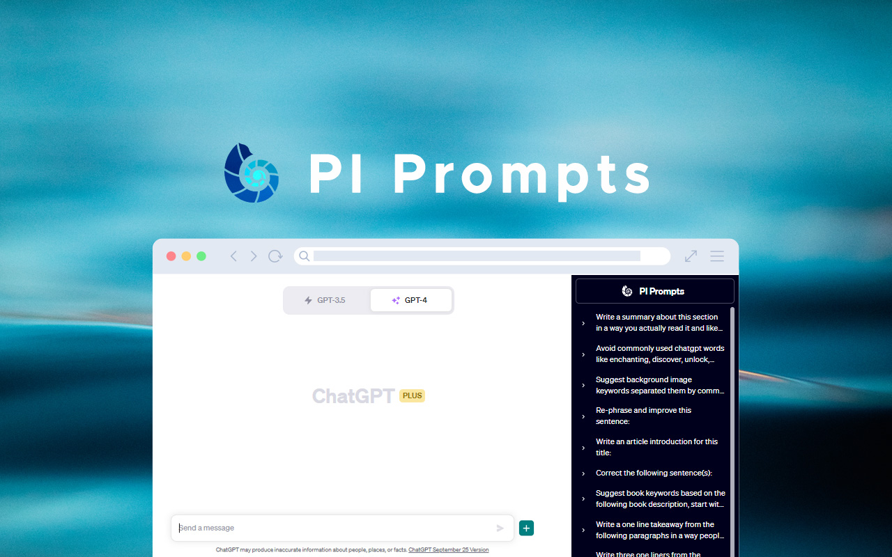 PI Prompts · Prompt Library for LLM platforms截图2