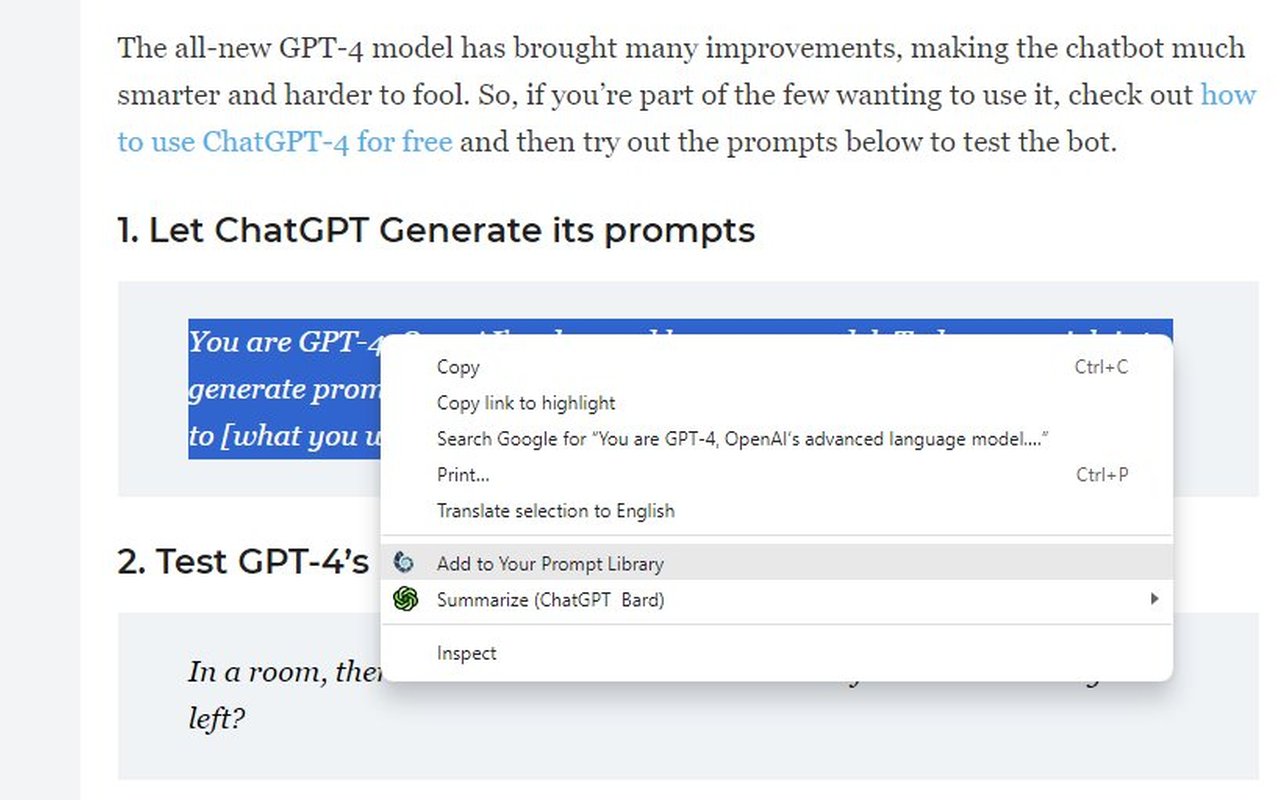PI Prompts · Prompt Library for LLM platforms截图4