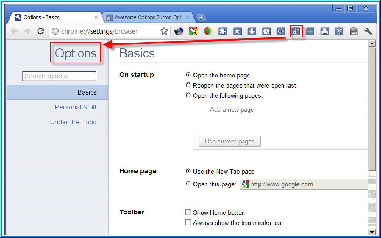 Awesome Options Button截图1